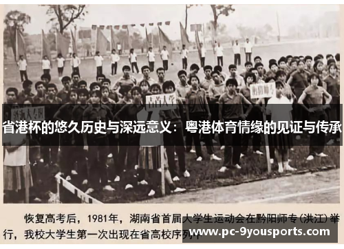 省港杯的悠久历史与深远意义：粤港体育情缘的见证与传承