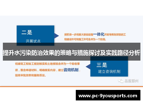 提升水污染防治效果的策略与措施探讨及实践路径分析